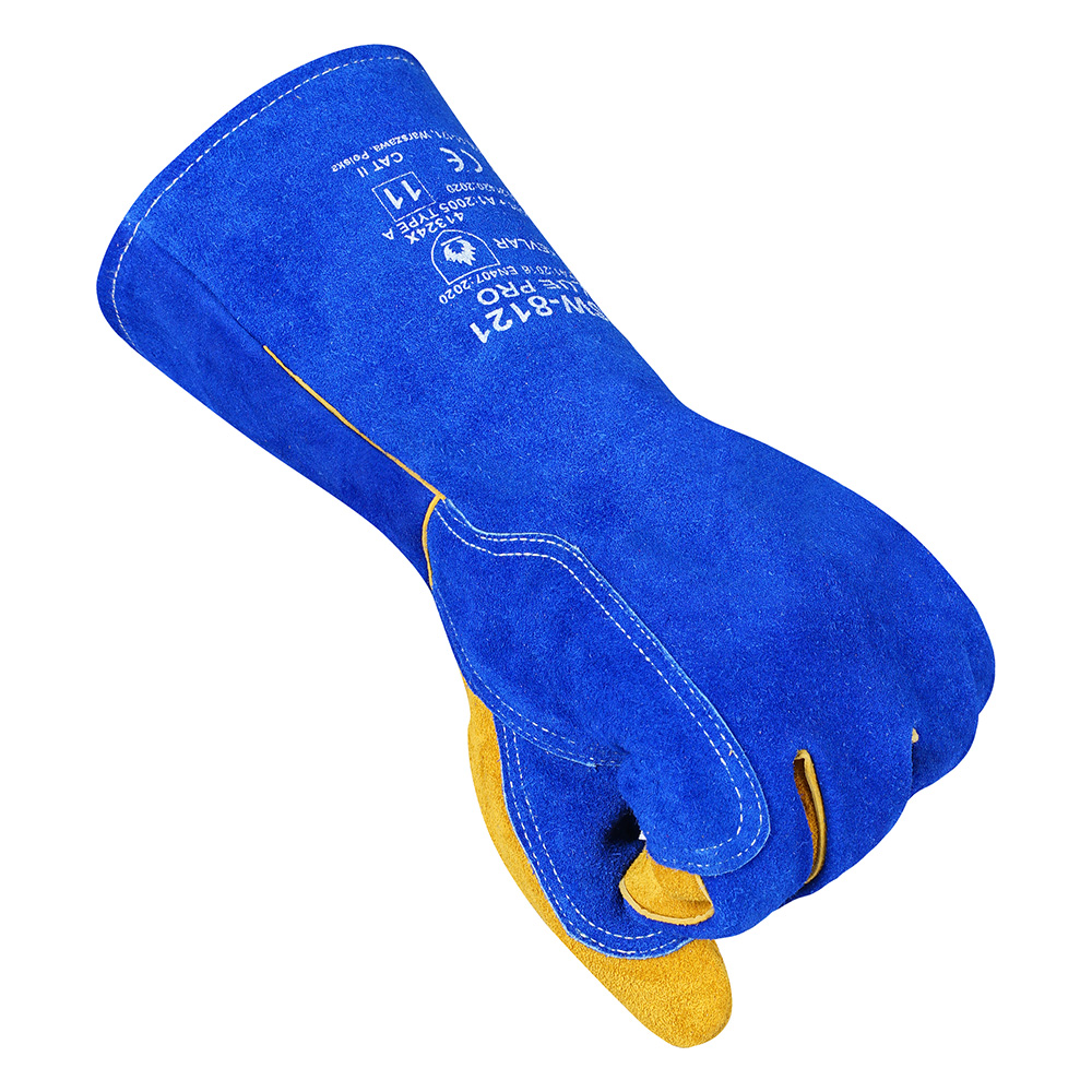 PSW-8121 Blue Pro Rękawice Spawalnicze MIG