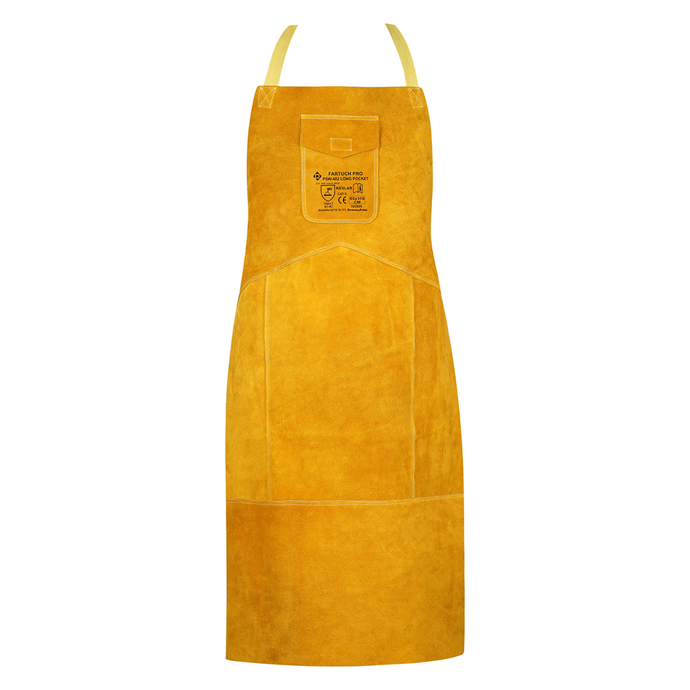 PSW-402 Long Pocket Skórzany Fartuch Spawalniczy