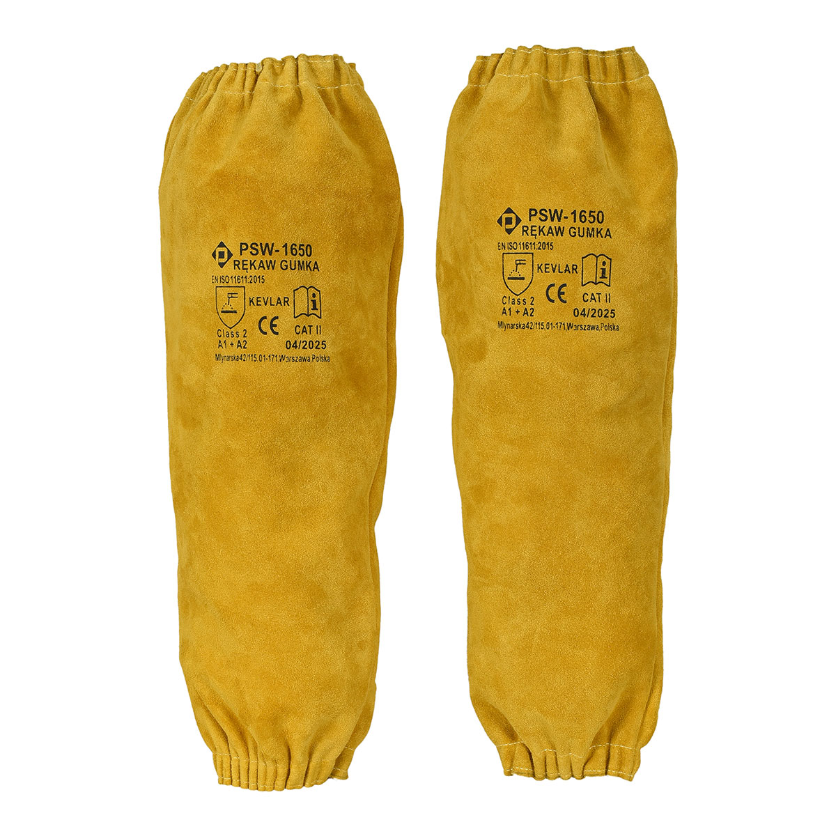 PSW-1650 Gumka Skórzane Rękawy Spawalnicze