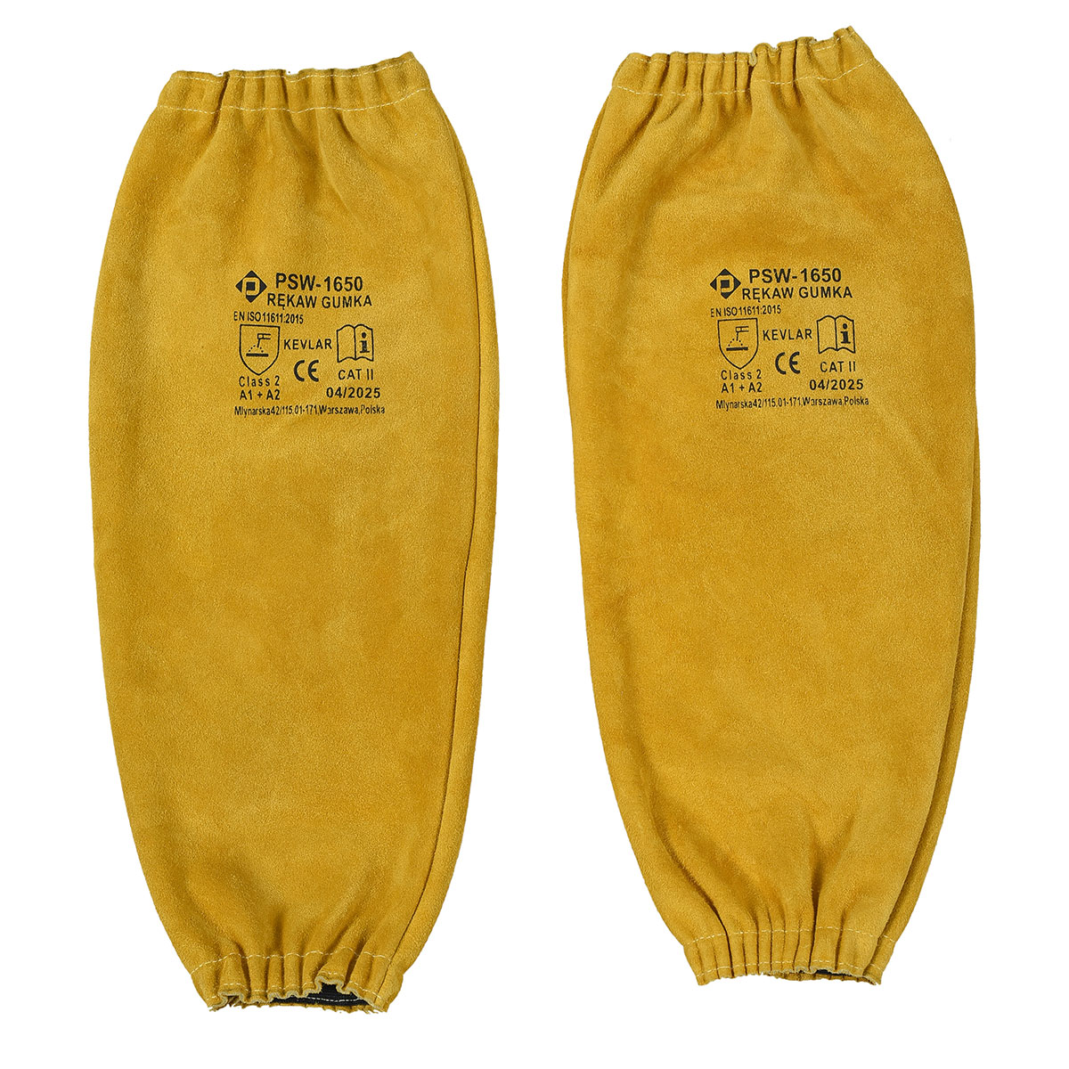 PSW-1650 Gumka Skórzane Rękawy Spawalnicze