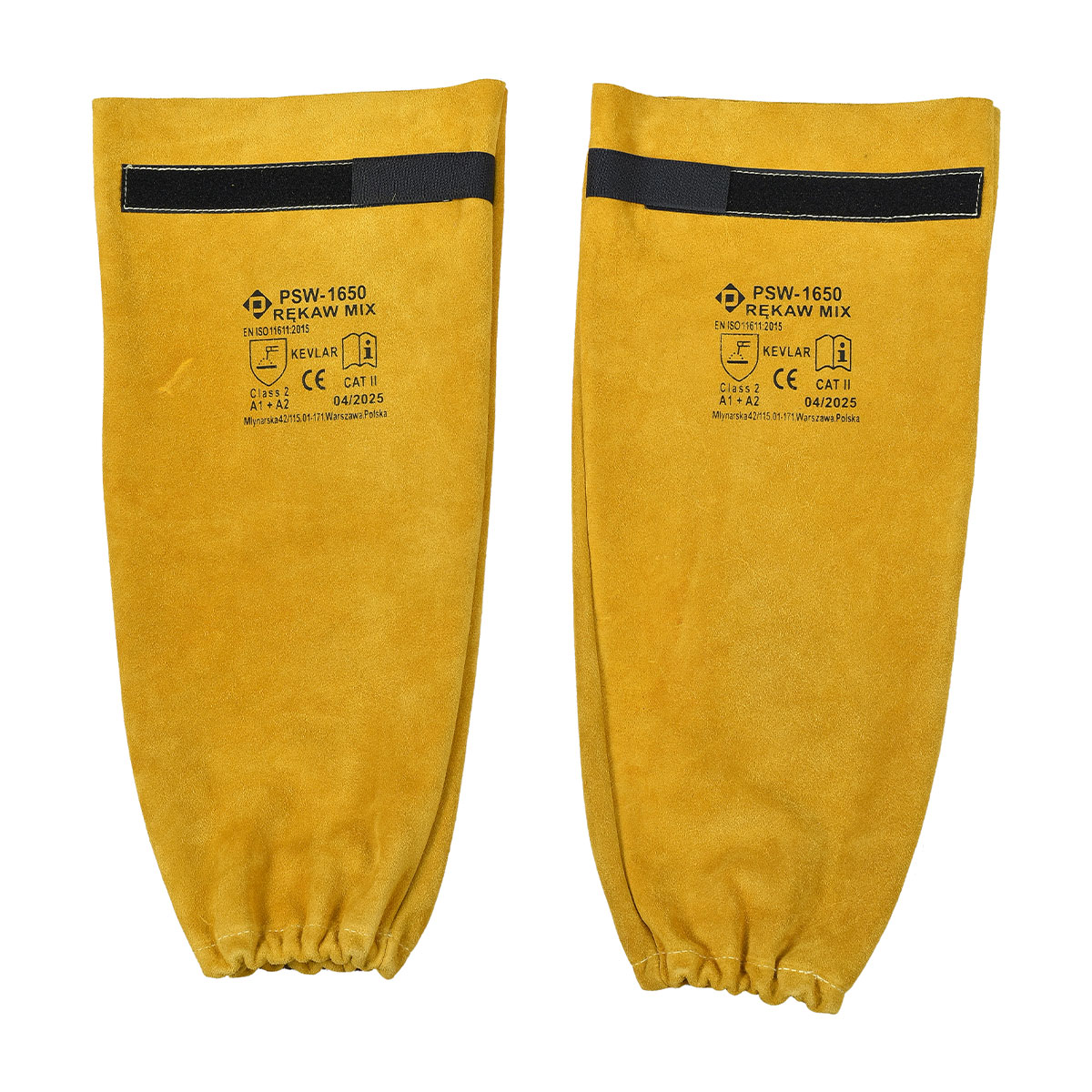 PSW-1650 Mix Skórzane Rękawy Spawalnicze